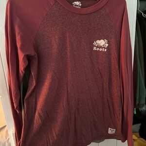 Lightly worn Roots hoodie and long sleeve t-shirts